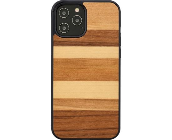 MAN&WOOD case for iPhone 12 Pro Max sabbia black