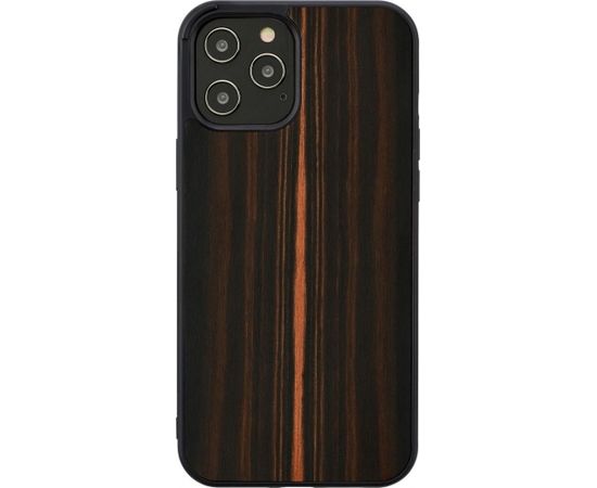 MAN&WOOD case for iPhone 12 Pro Max ebony black