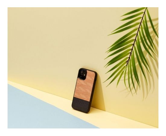 MAN&WOOD case for iPhone 12 mini herringbone nero black