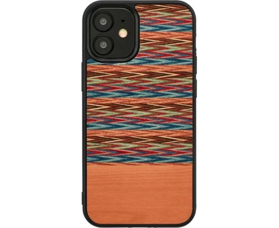 MAN&WOOD case for iPhone 12 mini browny check black