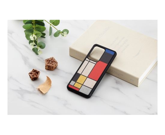 MAN&WOOD case for Galaxy S20 Ultra mondrian wood black