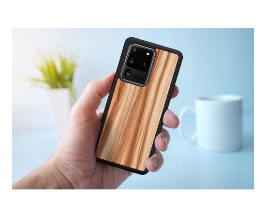 MAN&WOOD case for Galaxy S20 Ultra cappuccino black