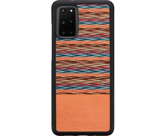 MAN&WOOD case for Galaxy S20+ browny check black