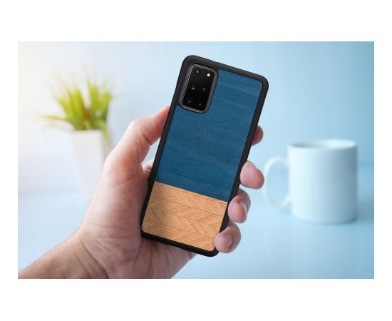 MAN&WOOD case for Galaxy S20+ denim black