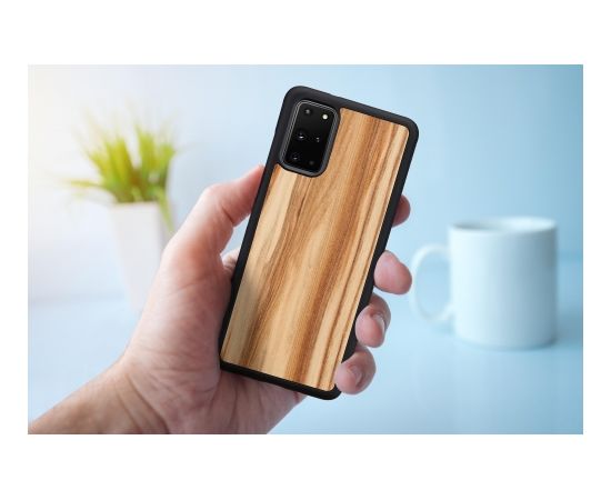 MAN&WOOD case for Galaxy S20+ cappuccino black