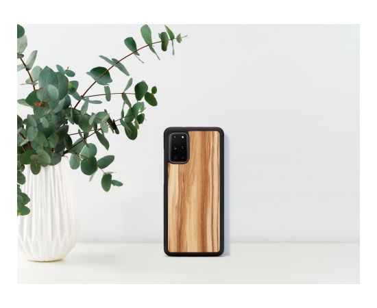 MAN&WOOD case for Galaxy S20+ cappuccino black