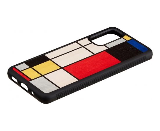 MAN&WOOD case for Galaxy S20 mondrian wood black