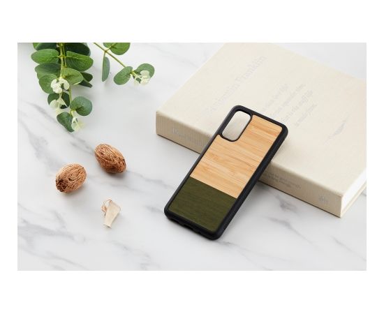 MAN&WOOD case for Galaxy S20 bamboo forest black