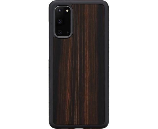 MAN&WOOD case for Galaxy S20 ebony black