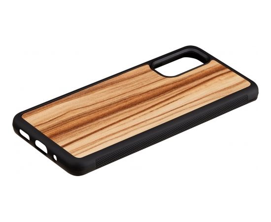 MAN&WOOD case for Galaxy S20 cappuccino black