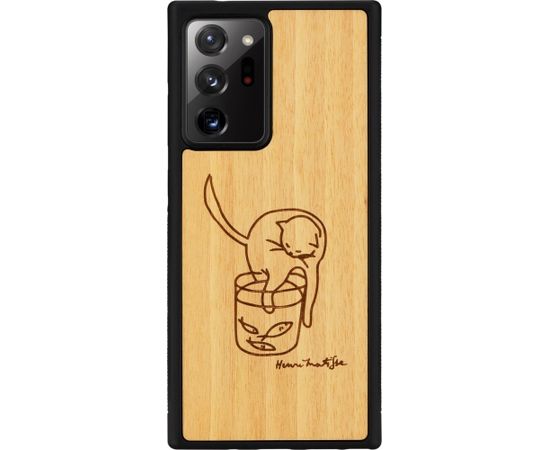 MAN&WOOD case for Galaxy Note 20 Ultra cat with fish