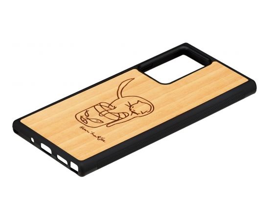 MAN&WOOD case for Galaxy Note 20 Ultra cat with fish