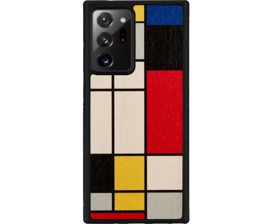 MAN&WOOD case for Galaxy Note 20 Ultra mondrian wood black