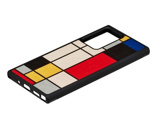 MAN&WOOD case for Galaxy Note 20 Ultra mondrian wood black