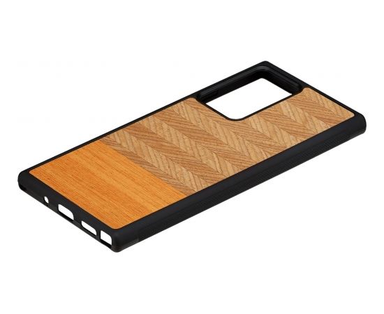 MAN&WOOD case for Galaxy Note 20 Ultra herringbone arancia black