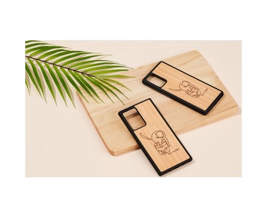 MAN&WOOD case for Galaxy Note 20 cat with fish