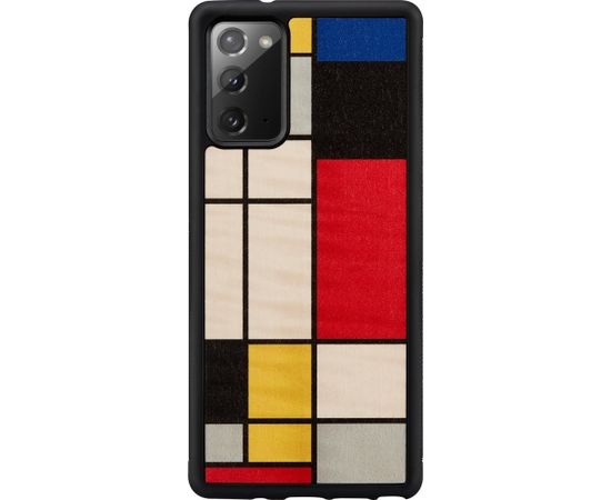 MAN&WOOD case for Galaxy Note 20 mondrian wood black