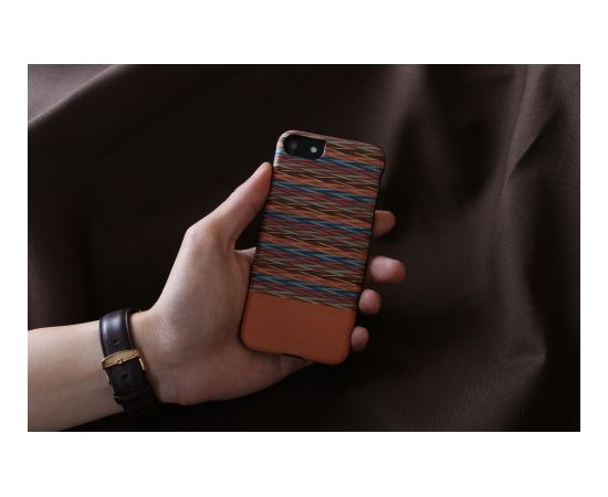 MAN&WOOD case for iPhone 7/8 browny check black