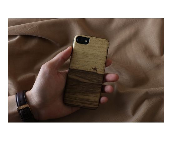 MAN&WOOD case for iPhone 7/8 terra black