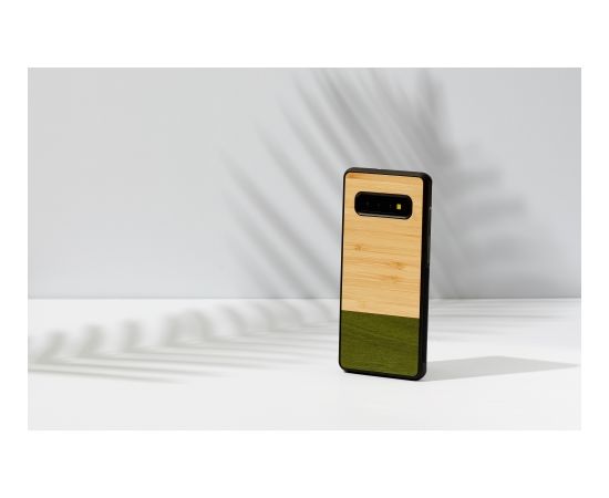 MAN&WOOD SmartPhone case Galaxy S10 Plus bamboo forest black