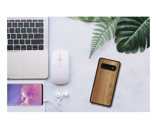 MAN&WOOD SmartPhone case Galaxy S10 cappuccino black