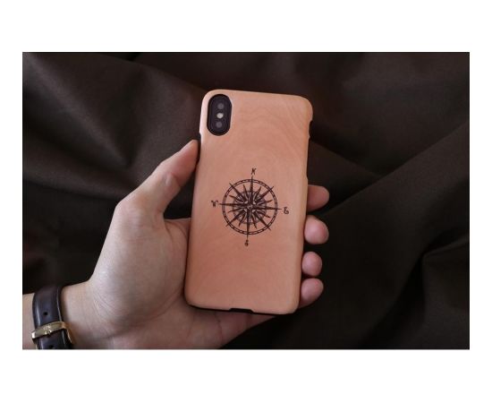 MAN&WOOD SmartPhone case iPhone X/XS compass black