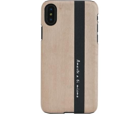 MAN&WOOD SmartPhone case iPhone X/XS diario black