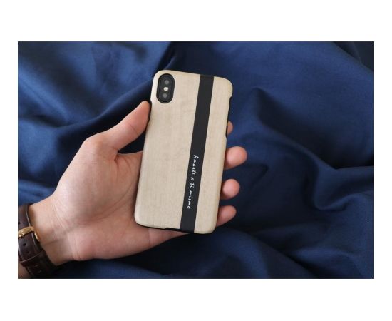 MAN&WOOD SmartPhone case iPhone X/XS diario black