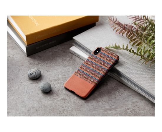 MAN&WOOD SmartPhone case iPhone X/XS browny check black