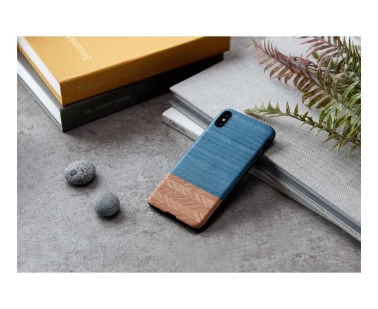 MAN&WOOD SmartPhone case iPhone X/XS denim black