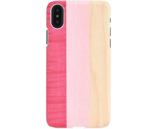 MAN&WOOD SmartPhone case iPhone X/XS pink pie white