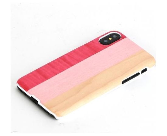 MAN&WOOD SmartPhone case iPhone X/XS pink pie white