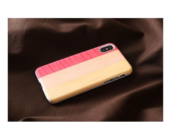 MAN&WOOD SmartPhone case iPhone X/XS pink pie white