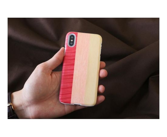 MAN&WOOD SmartPhone case iPhone X/XS pink pie white