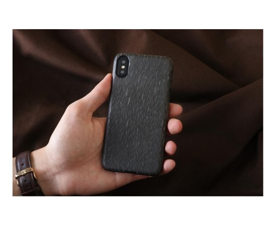 MAN&WOOD SmartPhone case iPhone X/XS carbalho black