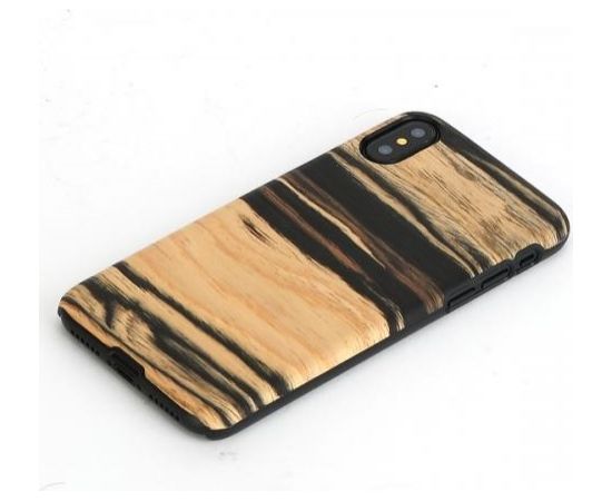 MAN&WOOD SmartPhone case iPhone X/XS white ebony black