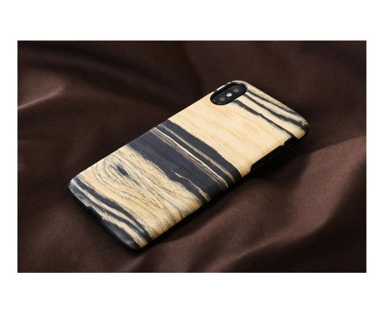 MAN&WOOD SmartPhone case iPhone X/XS white ebony black