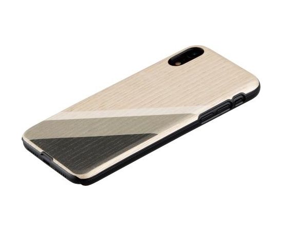 MAN&WOOD SmartPhone case iPhone XR gray suit black