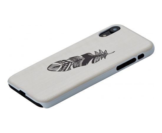 MAN&WOOD SmartPhone case iPhone XR indian white