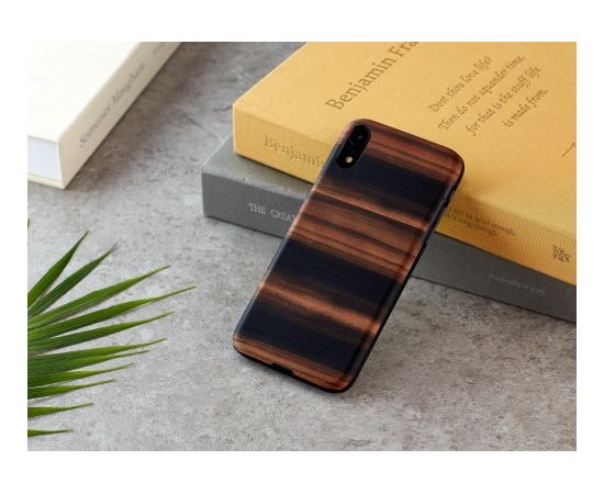 MAN&WOOD SmartPhone case iPhone XR ebony black