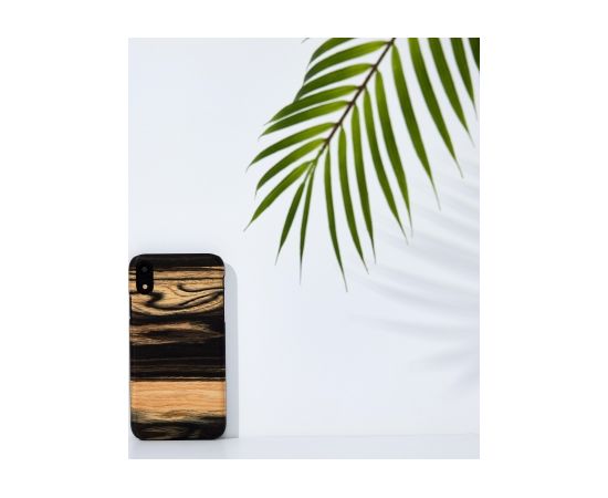 MAN&WOOD SmartPhone case iPhone XR white ebony black