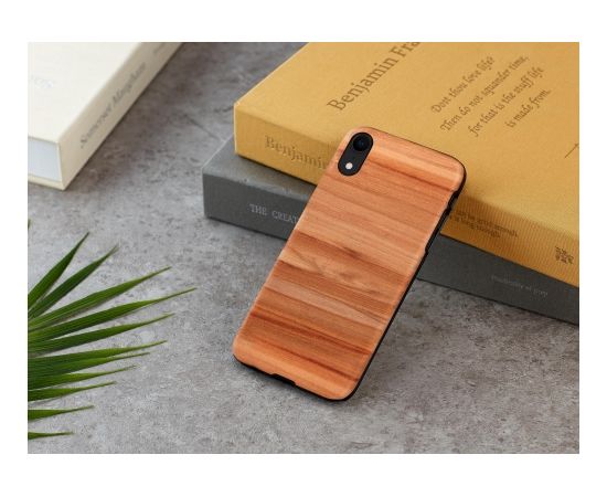 MAN&WOOD SmartPhone case iPhone XR cappuccino black