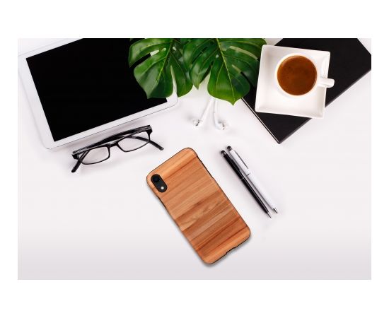 MAN&WOOD SmartPhone case iPhone XR cappuccino black