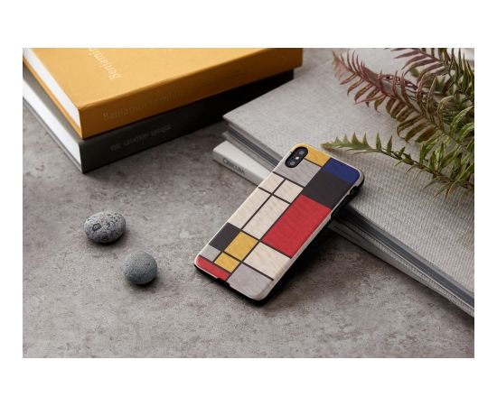 MAN&WOOD SmartPhone case iPhone XS Max modrian wood white