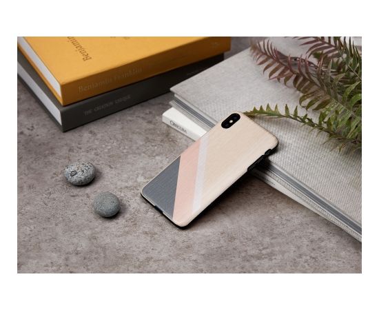 MAN&WOOD SmartPhone case iPhone XS Max pink suit black