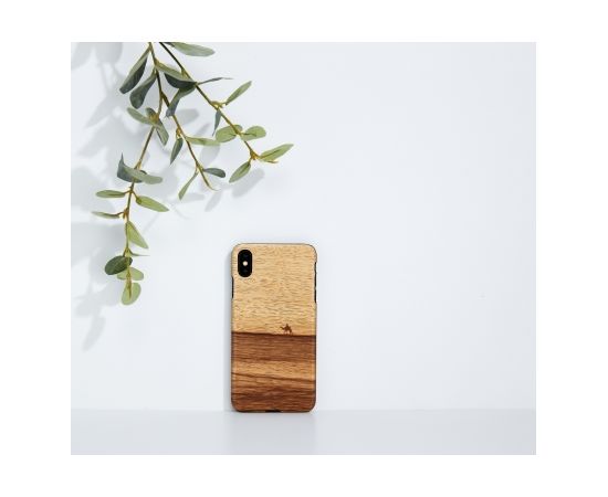 MAN&WOOD SmartPhone case iPhone XS Max terra black