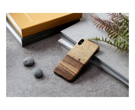 MAN&WOOD SmartPhone case iPhone XS Max terra black