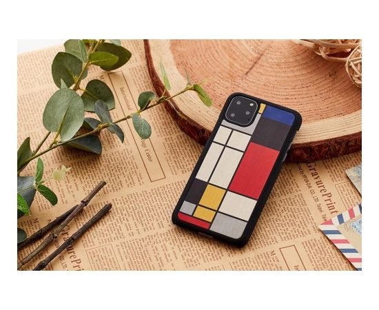 MAN&WOOD SmartPhone case iPhone 11 Pro mondrian wood black