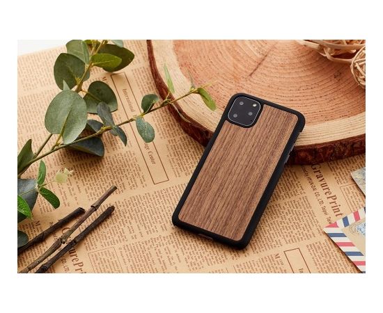 MAN&WOOD SmartPhone case iPhone 11 Pro black walnut black