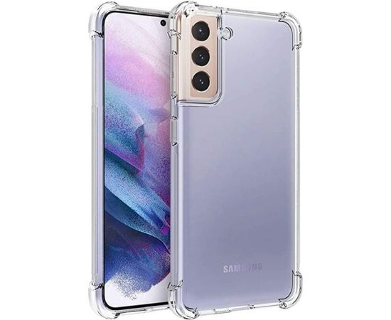 Evelatus  Galaxy S21 Plus Military Shockproof TPU Case Transparent